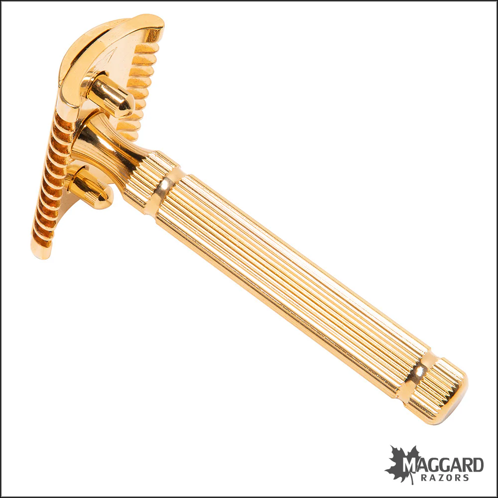 Fatip il Piccolo Originale Gold, Open Comb DE Safety Razor, #42110 - Image 2
