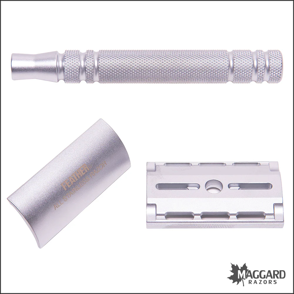 Feather AS-D2 All Stainless Double Edge Safety Razor in Gift Box - Image 4