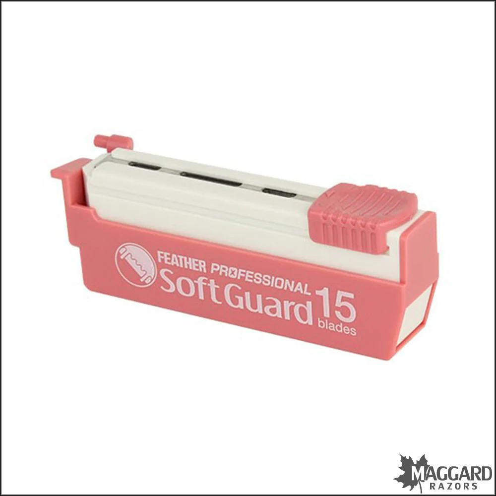 Feather Professional Soft Guard Single Edge Blades, 15 Pack - Image 3