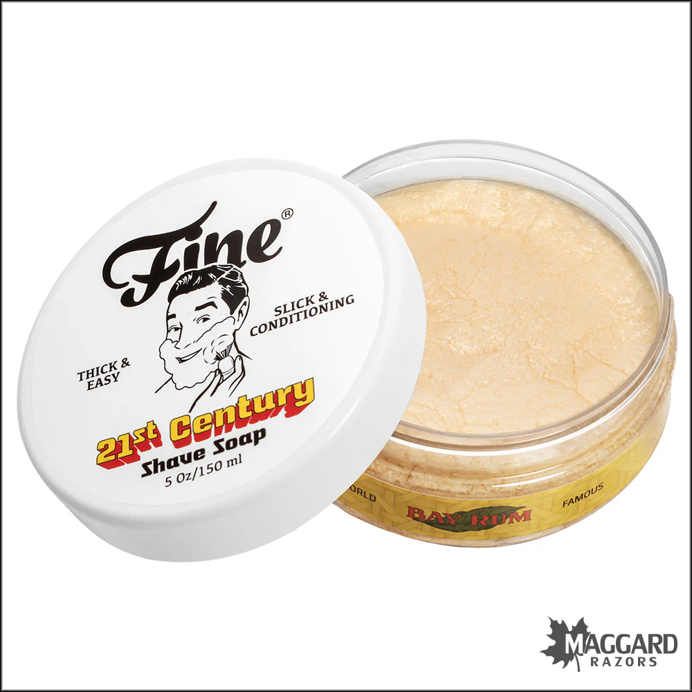 Fine Accoutrements Bay Rum 21st Century Shave Soap, 5oz - Image 2