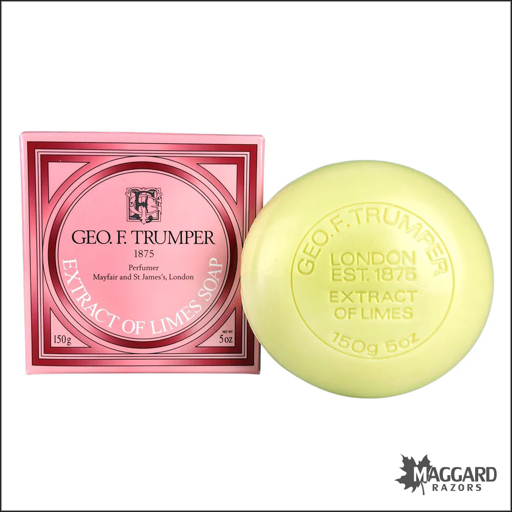 Geo F. Trumper Extract of Limes Bath Soap, 150g Bar