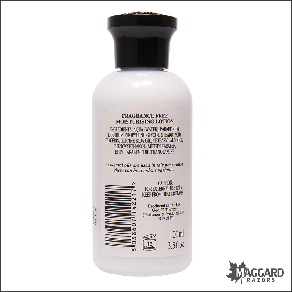 Geo F. Trumper Fragrance Free Moisturizing Lotion, 100ml - Image 2