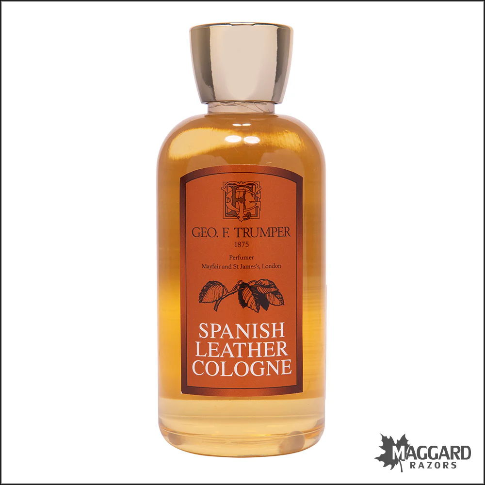Geo F. Trumper Spanish Leather Cologne Plastic Travel Bottle, 100ml