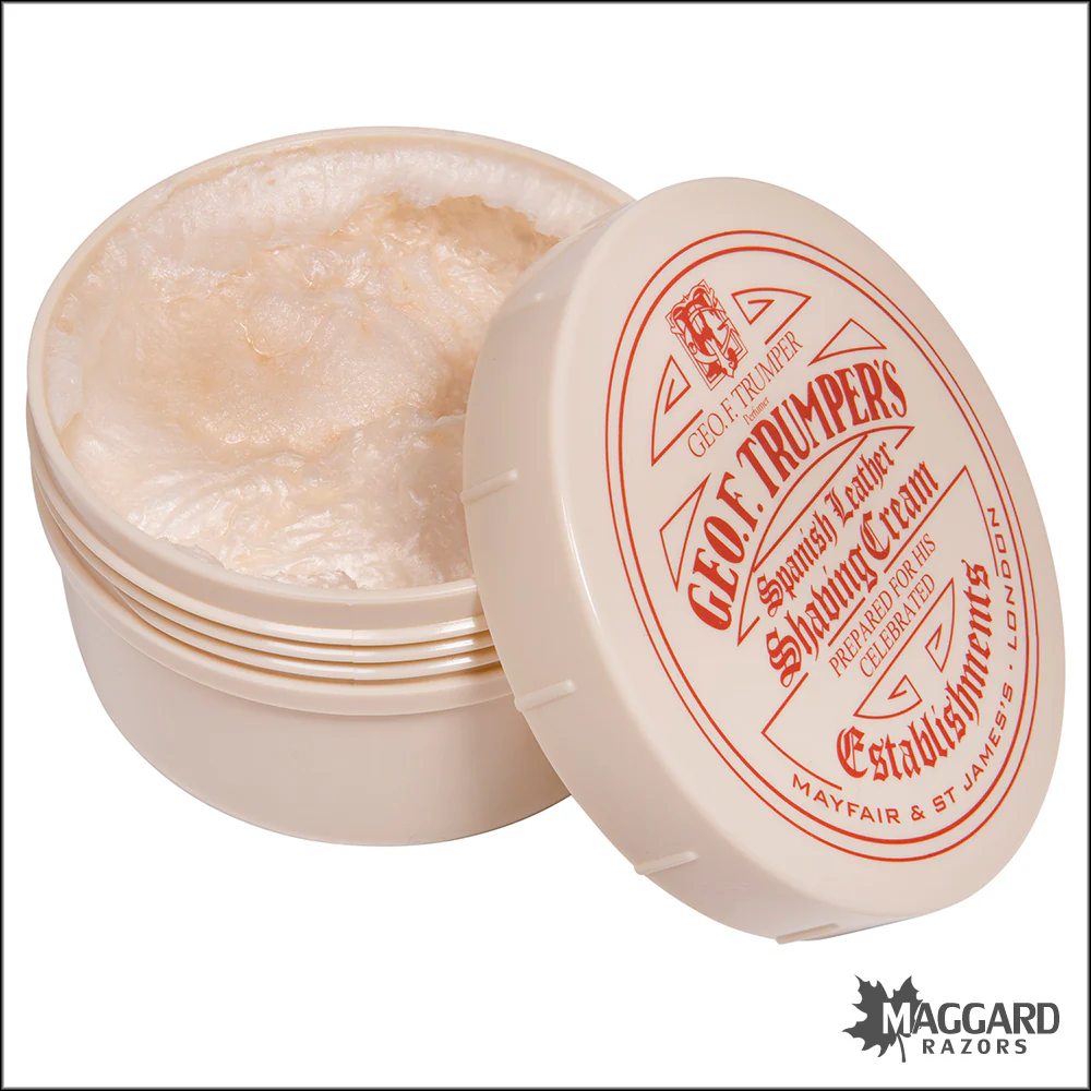 Geo F. Trumper Spanish Leather Shaving Cream, 200g - Image 2