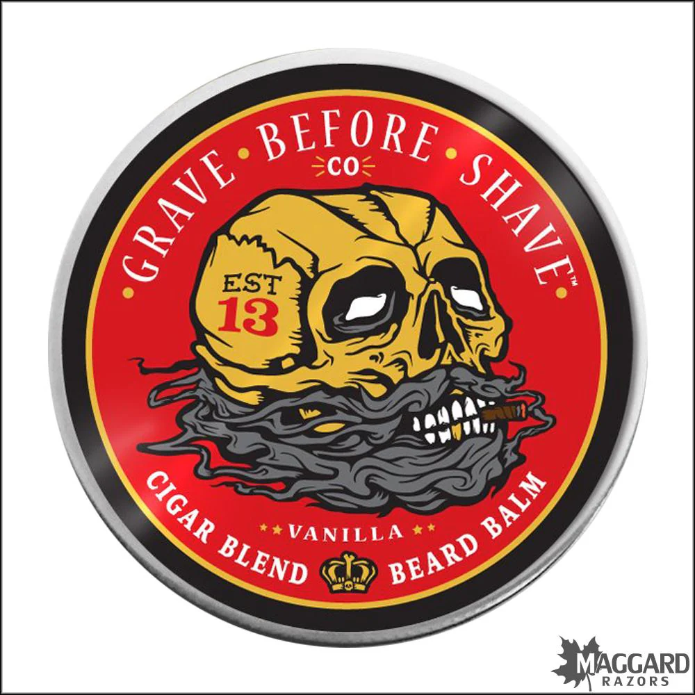 Grave Before Shave Cigar Blend Beard Balm, 2oz
