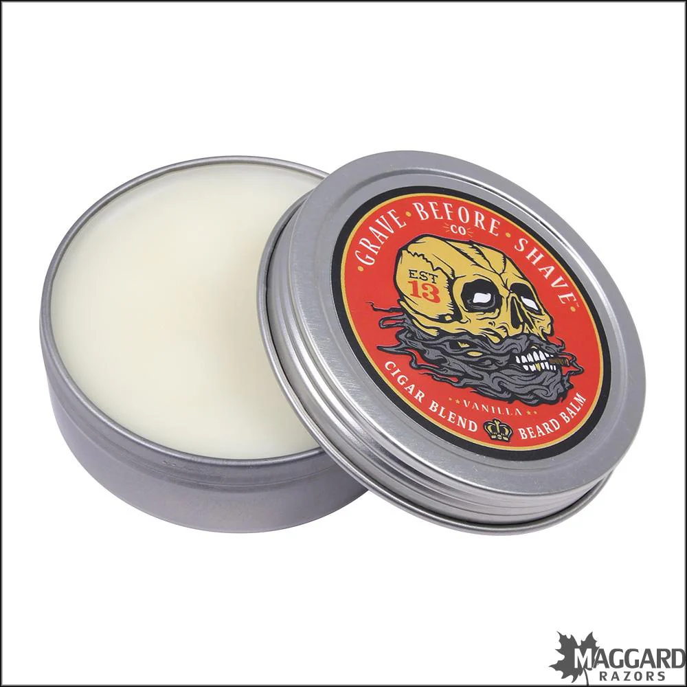 Grave Before Shave Cigar Blend Beard Balm, 2oz - Image 2