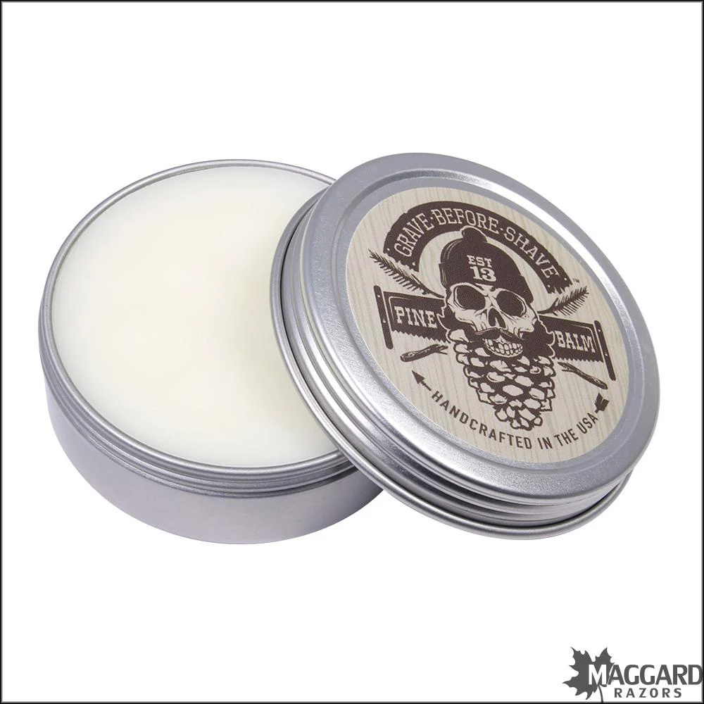 Grave Before Shave Pine Scent Beard Balm, 2oz - Image 2