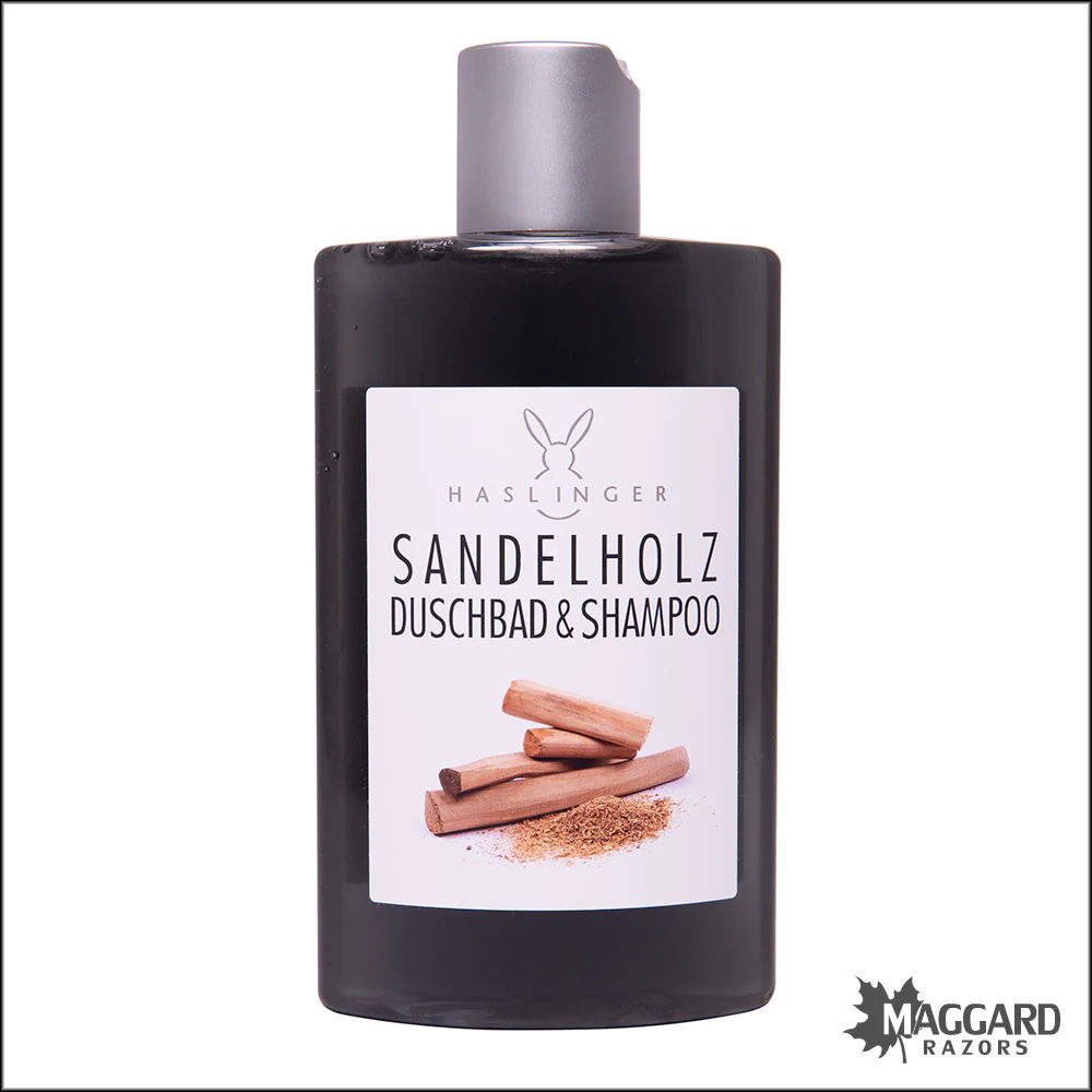 Haslinger Sandelholz (Sandalwood) Bath and Shampoo Soap, 200ml