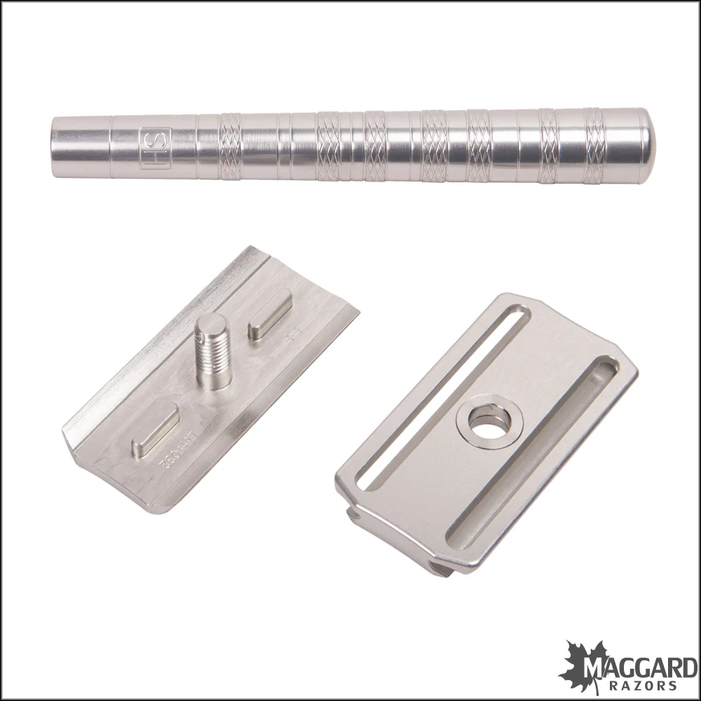 Henson Shaving AL13 Aircraft Aluminum Machined DE Safety Razor, Mild Exposure - Image 3