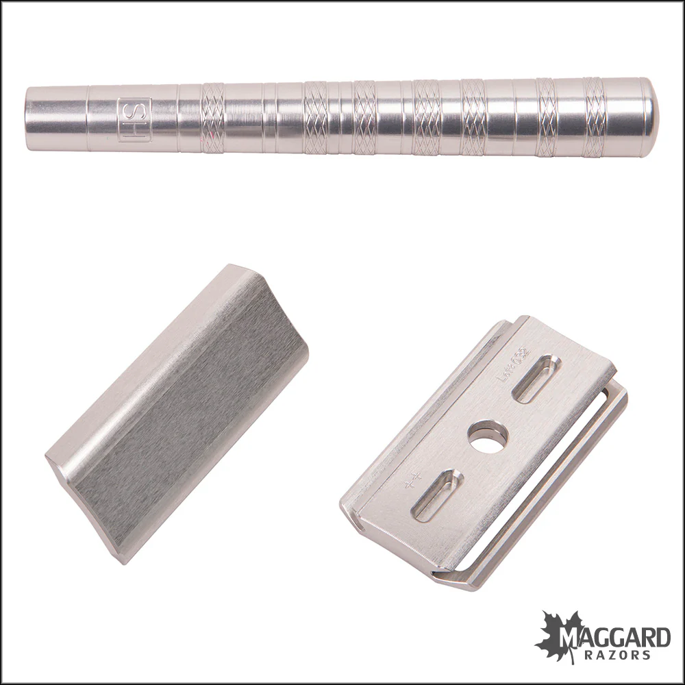Henson Shaving AL13 Aircraft Aluminum Machined DE Safety Razor, Mild Exposure - Image 4