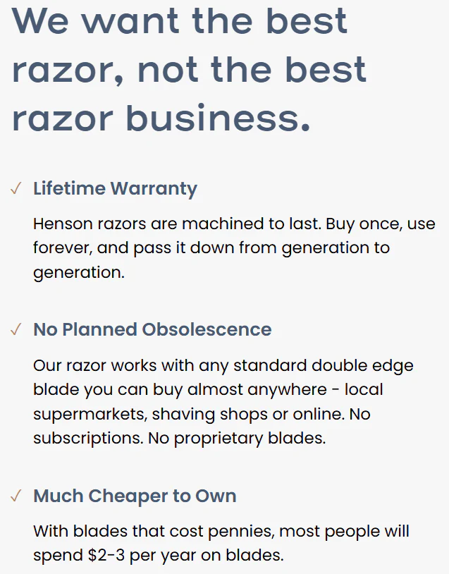 Henson Shaving AL13 Copper Machined Aluminum DE Safety Razor, Mild Exposure - Image 6