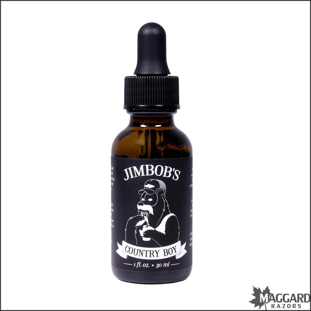 Jimbob's Grizzly Beard Care Country Boy Beard Oil, 1oz