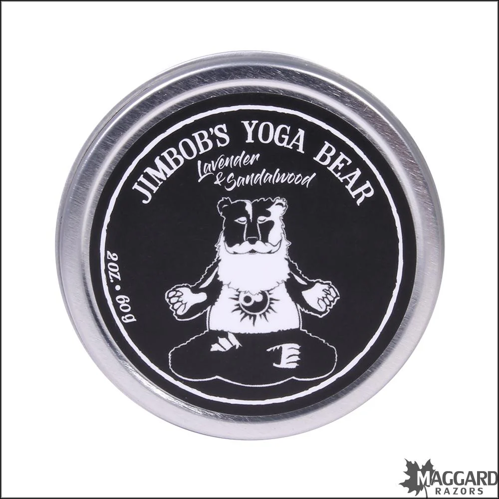 Jimbob's Grizzly Beard Care Yoga Bear Beard Balm, 2oz