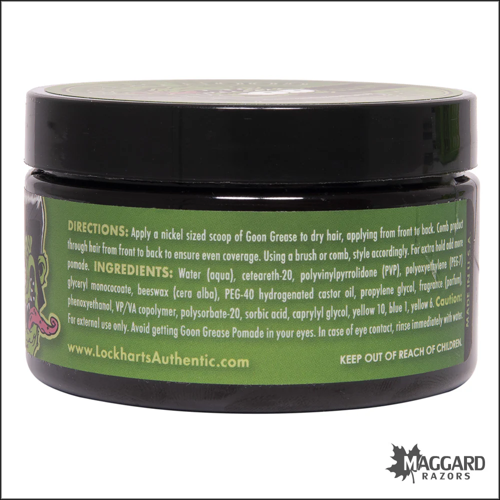 Lockhart's Goon Grease Water Based Hair Pomade, 3.7oz - Heavy Hold - Image 4