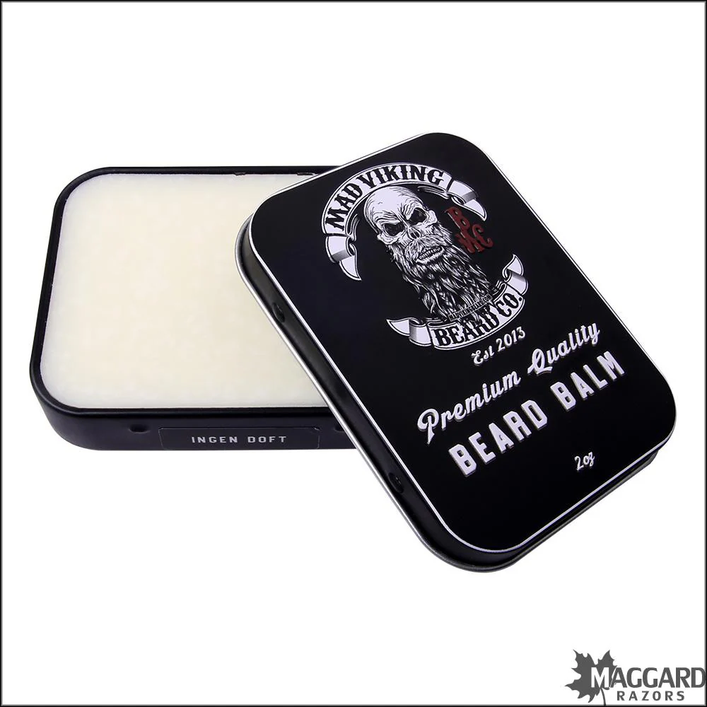 Mad Viking Beard Co. Ingen Doft Beard Balm, 2oz