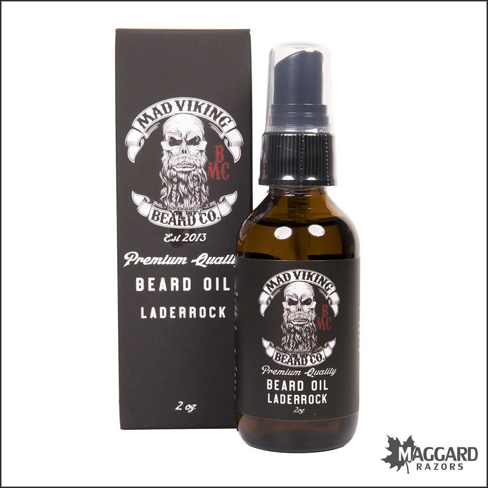 Mad Viking Beard Co. Laderrock Artisan Beard Oil, 2oz