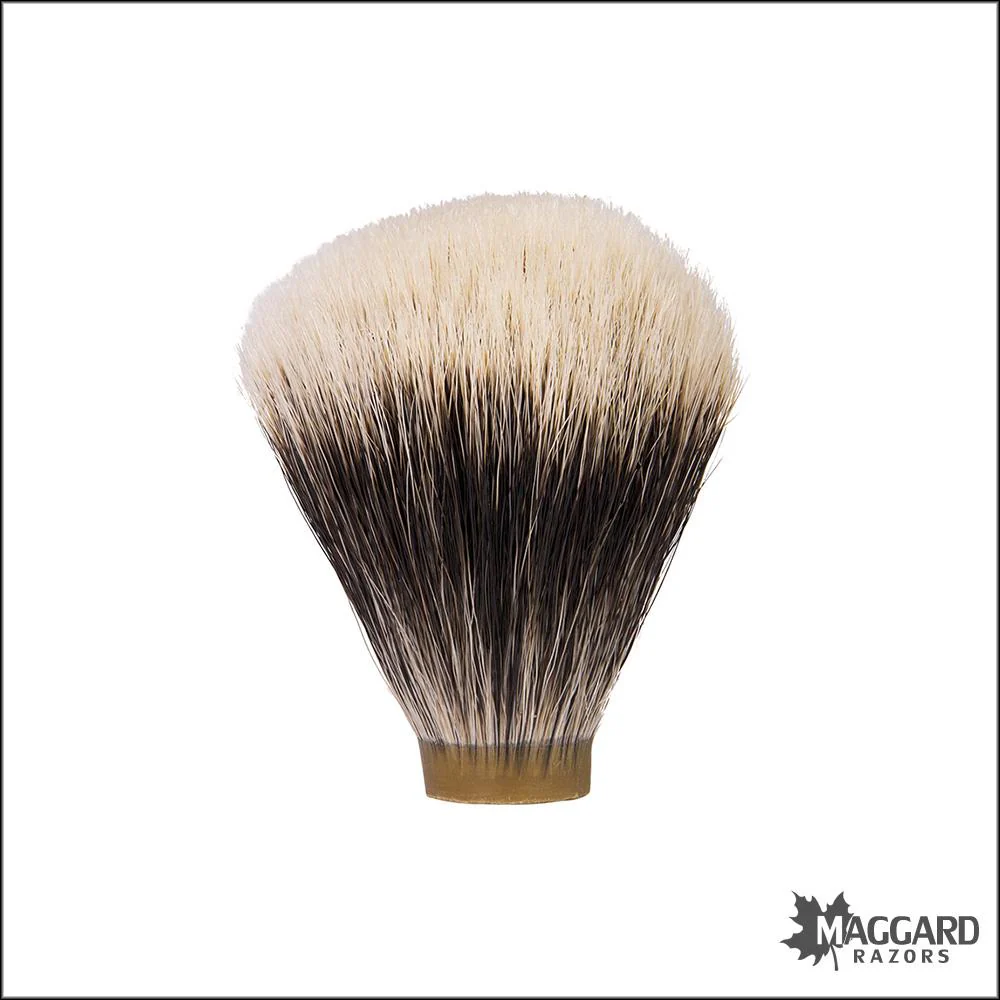 Maggard Razors 20mm SHD (Super High Density) Two Band Badger Brush Knot - Bulb Knot