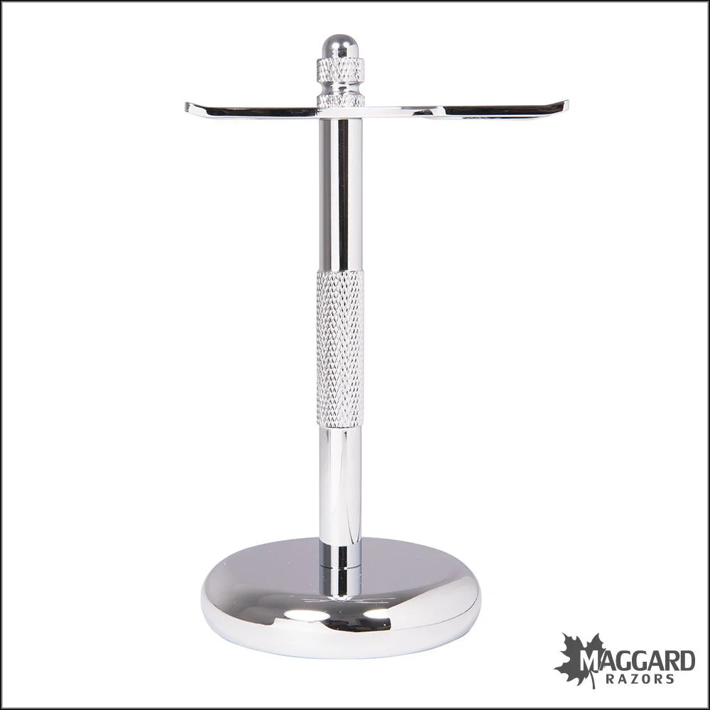 Maggard Razors 25mm Chrome Razor & Brush Stand - Image 2