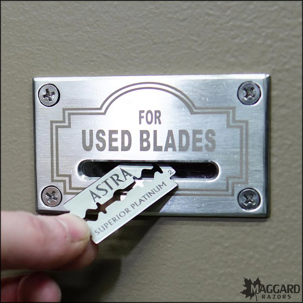 Maggard Razors Blade Bank Used Blades Lifetime Wall Slot - Image 2