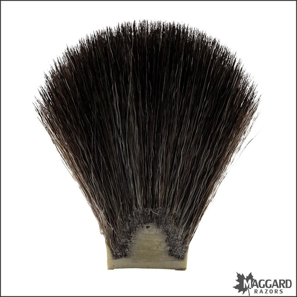 Maggard Razors Bronze Resin Handle Black Synthetic Hair Shaving Brush, 22mm - Image 3