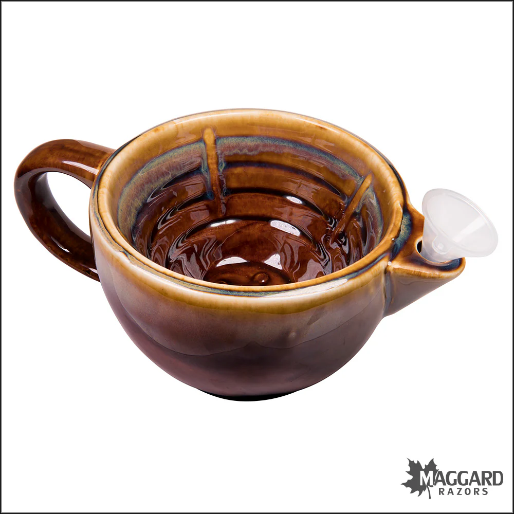 Maggard Razors Ceramic Shaving Scuttle with Handle - Image 3