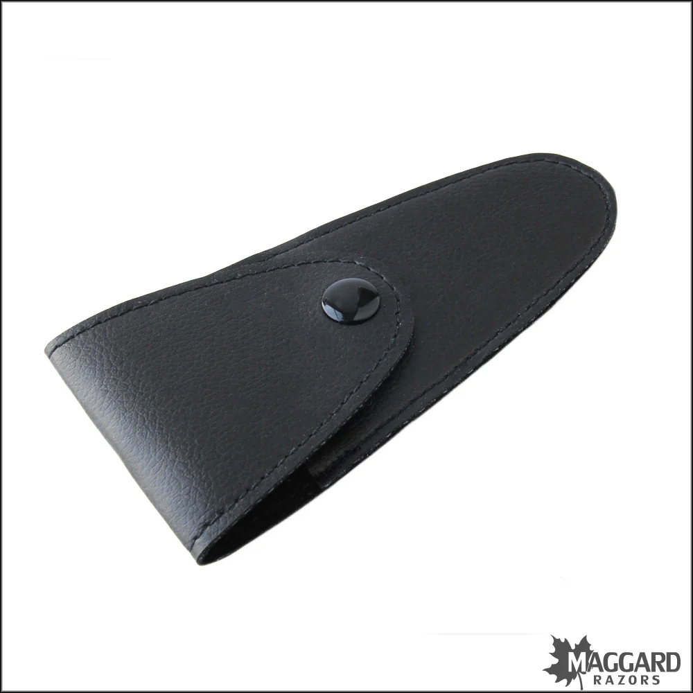 Maggard Razors Leather Safety Razor Travel Case with Snap - Image 3