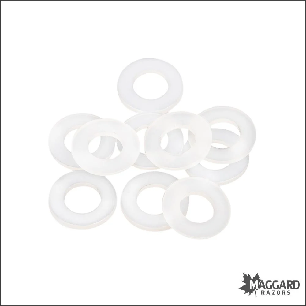 Maggard Razors M5 Nylon Washers for DE Safety Razor, 10 Pack