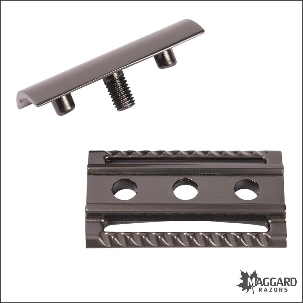 Maggard Razors Safety Razor Head Standard V3, Gray Finish
