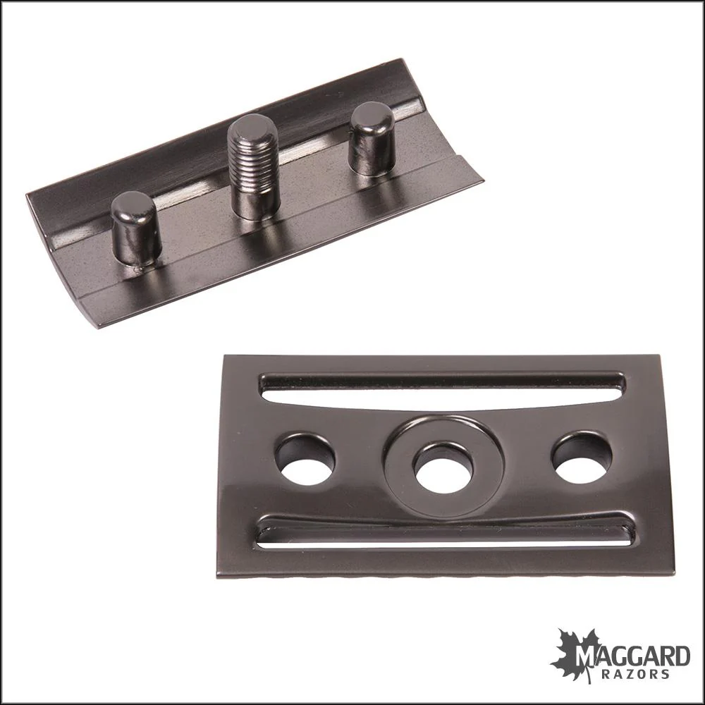 Maggard Razors Safety Razor Head Standard V3, Gray Finish - Image 2