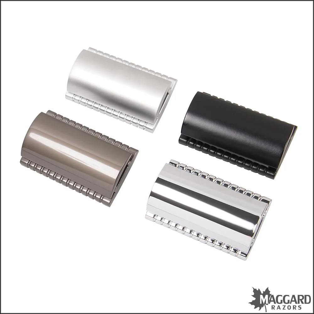 Maggard Razors Safety Razor Head V3A (Aggressive), Chrome - Image 3