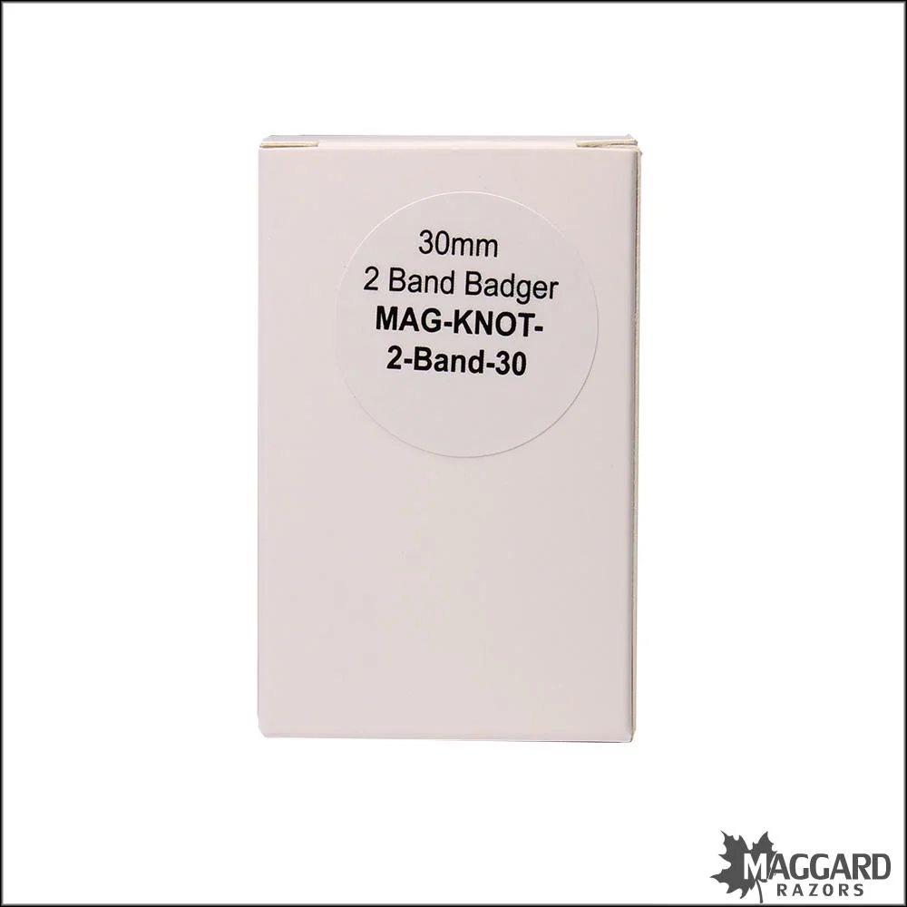 Maggard Razors Shaving Brush Knot 30mm 2 Band Badger - Image 2