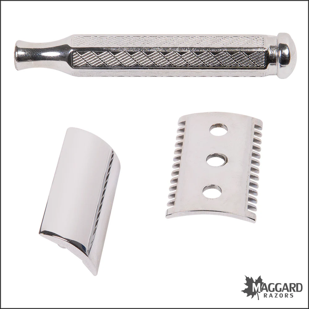 Merkur 41C 1904 Classic Chrome Open Comb DE Safety Razor - Image 4