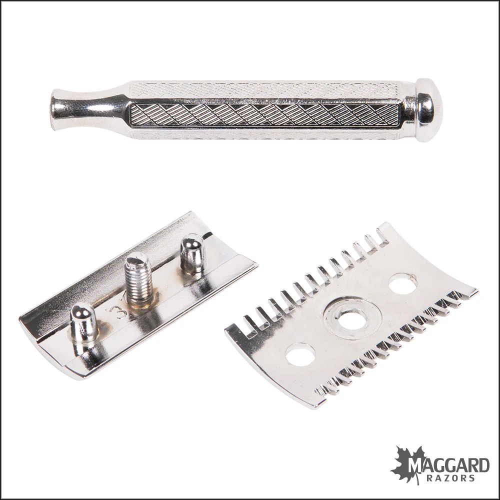 Merkur 41C 1904 Classic Chrome Open Comb DE Safety Razor - Image 5