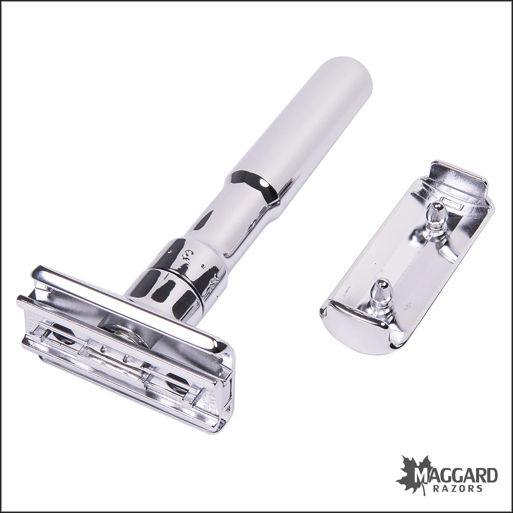 Merkur Futur Polished Chrome Adjustable Closed Comb DE Safety Razor - Image 3