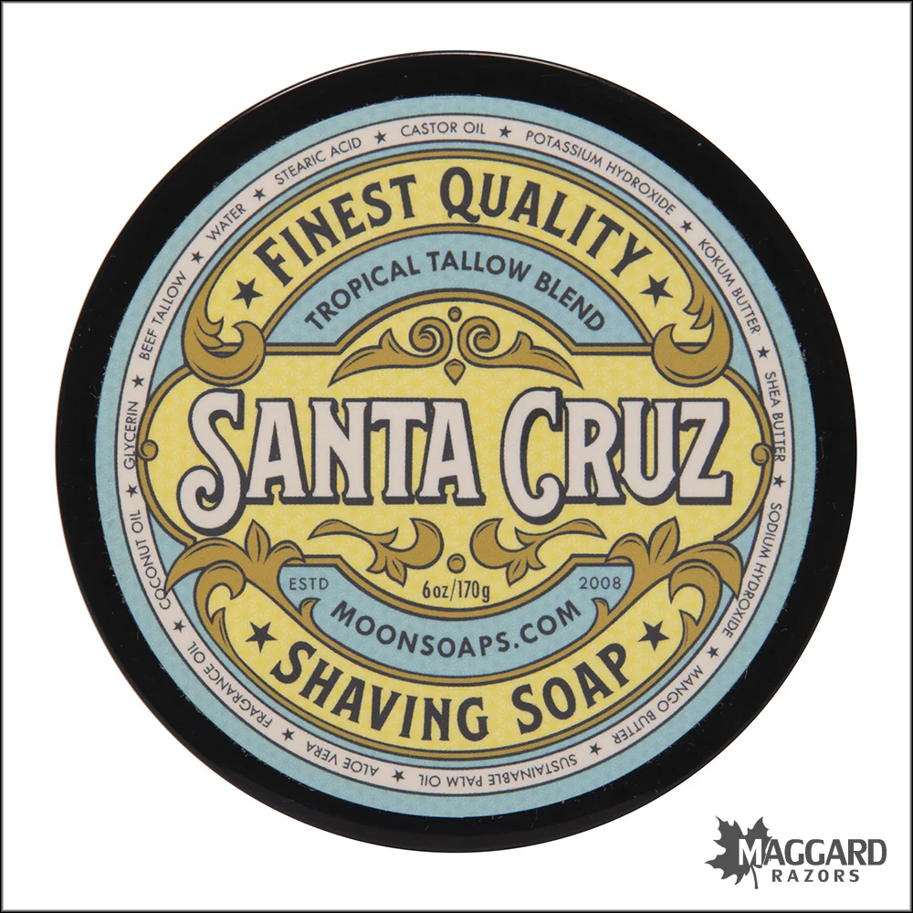 Moon Santa Cruz Artisan Shaving Soap, 6oz