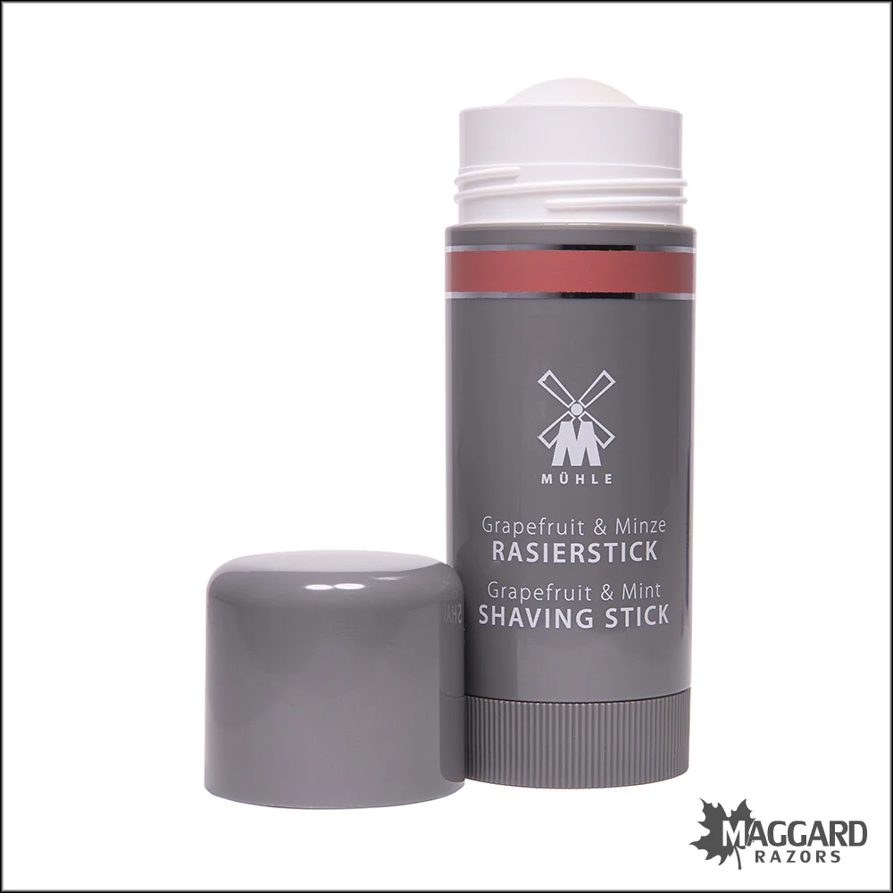 Muhle Grapefruit and Mint Shaving Soap Stick, 1.3oz