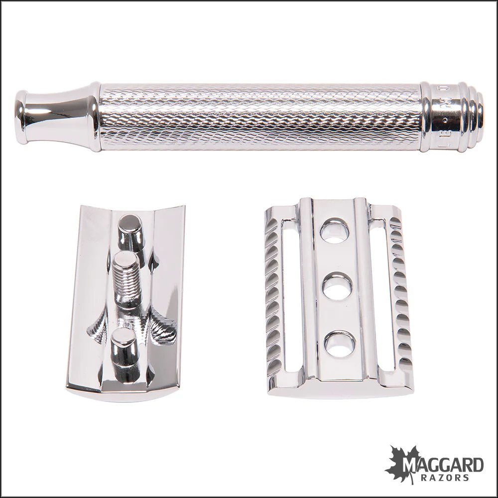 Muhle R89 Chrome Handle Closed Comb DE Safety Razor - Image 3