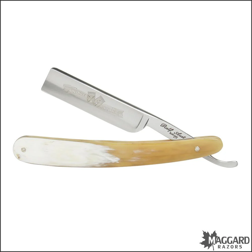 NEW Ralf Aust 102NPHH-A-E - 5/8" Square Point, Horn Scales, Professionally Honed