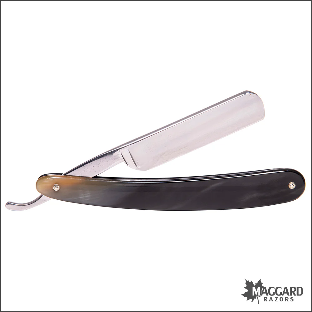 NEW Ralf Aust 102NPHH-R-E - 5/8" Round Point, Horn Scales, Professionally Honed - Image 5