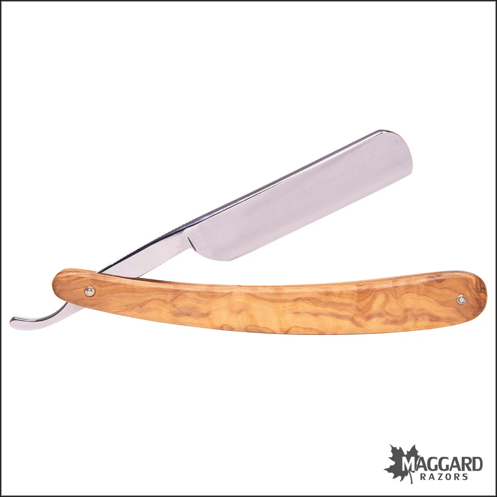 NEW Ralf Aust 102NPO-R-E - 5/8" Round Point, Olivewood Handle, Professionally Honed - Image 4
