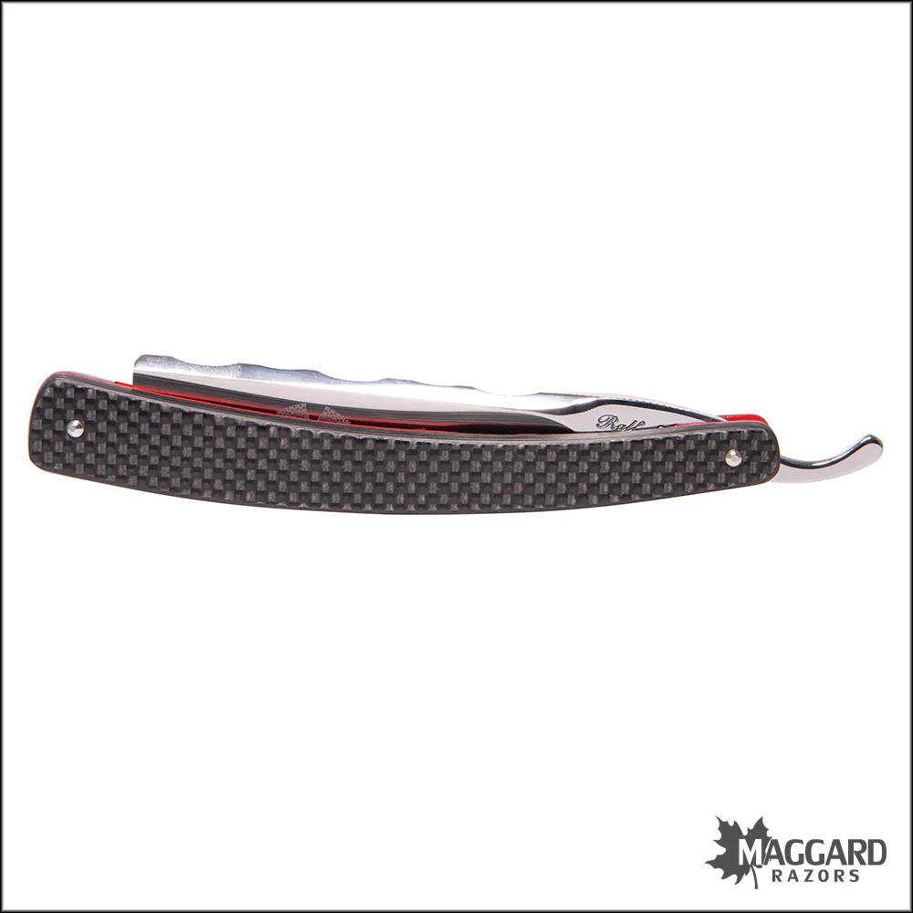 NEW Ralf Aust 123NCB-A-K-E - 6/8" Square Point, Carbon Fiber Scales, Professionally Honed - Image 4