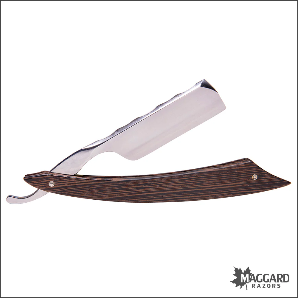 NEW Ralf Aust 123NPW-A-K-E - 6/8" American Point, Wenge Handle, Professionally Honed Straight Razor - Image 4
