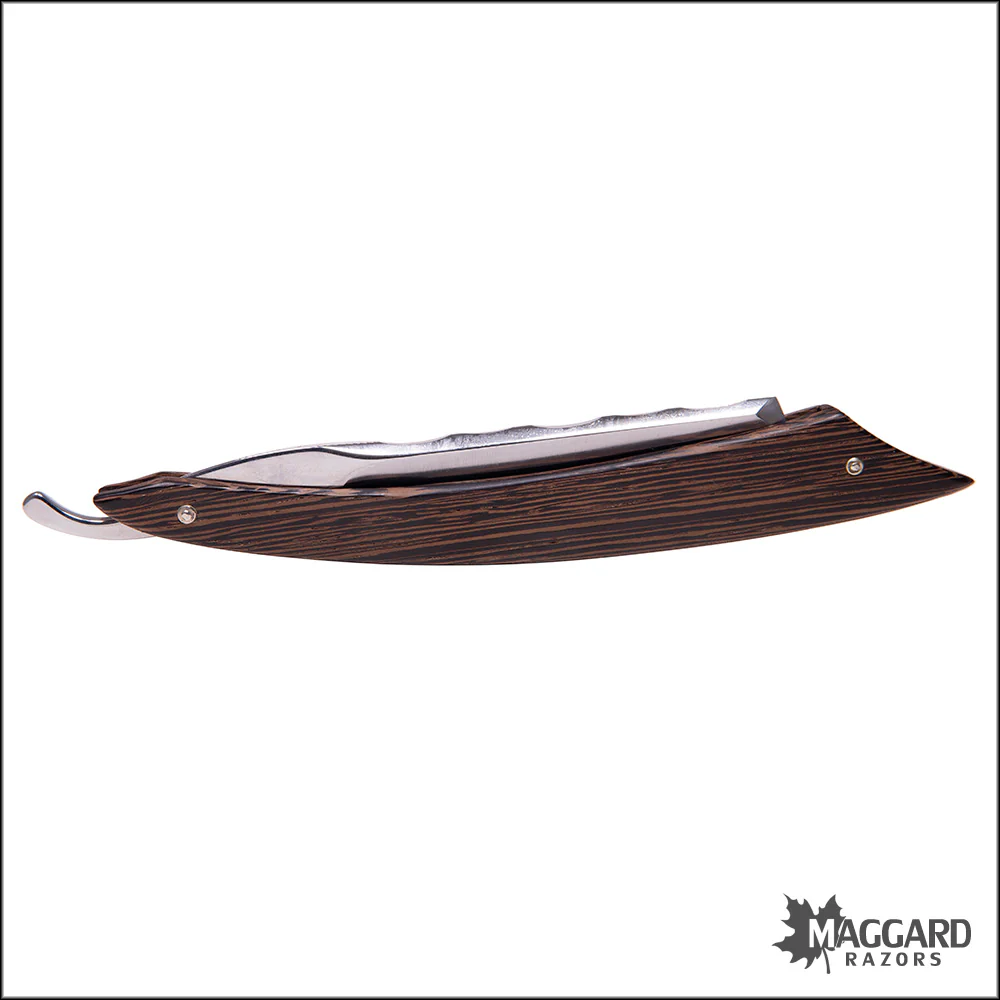NEW Ralf Aust 123NPW-A-K-E - 6/8" American Point, Wenge Handle, Professionally Honed Straight Razor - Image 5
