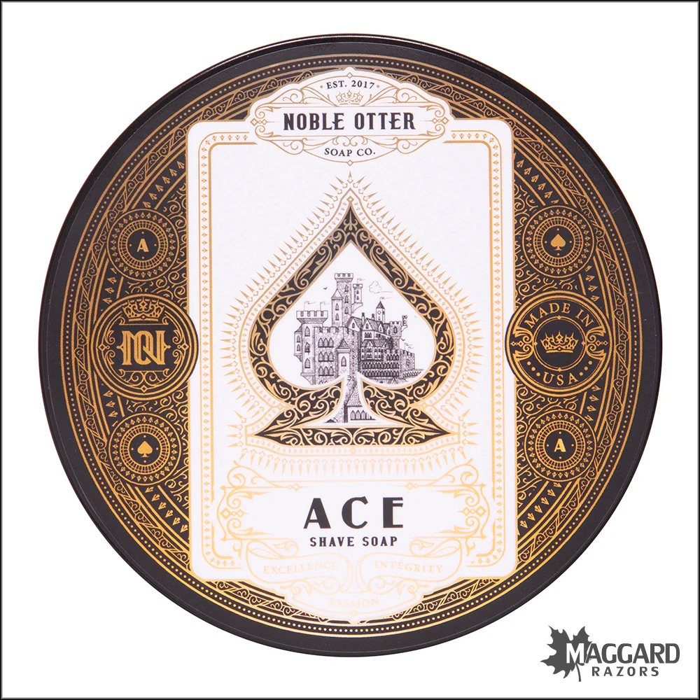 Noble Otter Soap Co. Ace Shaving Soap, 4oz