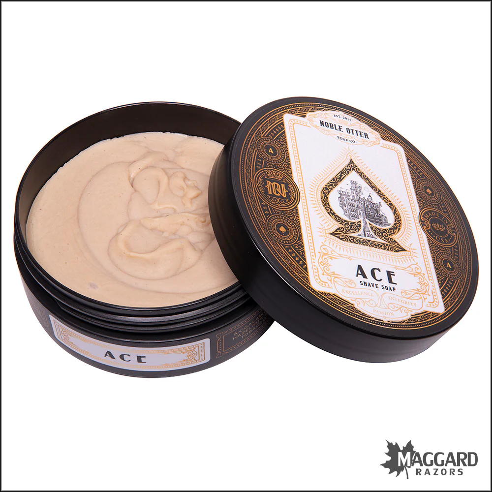 Noble Otter Soap Co. Ace Shaving Soap, 4oz - Image 2