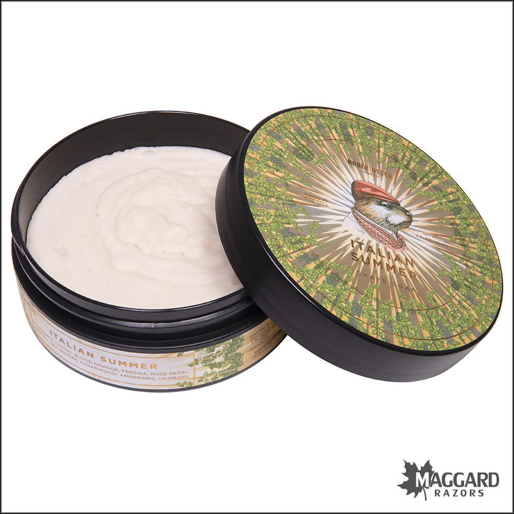 Noble Otter Soap Co. Italian Summer Shaving Soap, 4oz - Image 2