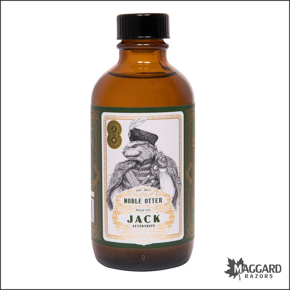 Noble Otter Soap Co. Jack Aftershave Splash, 4oz - Seasonal Release