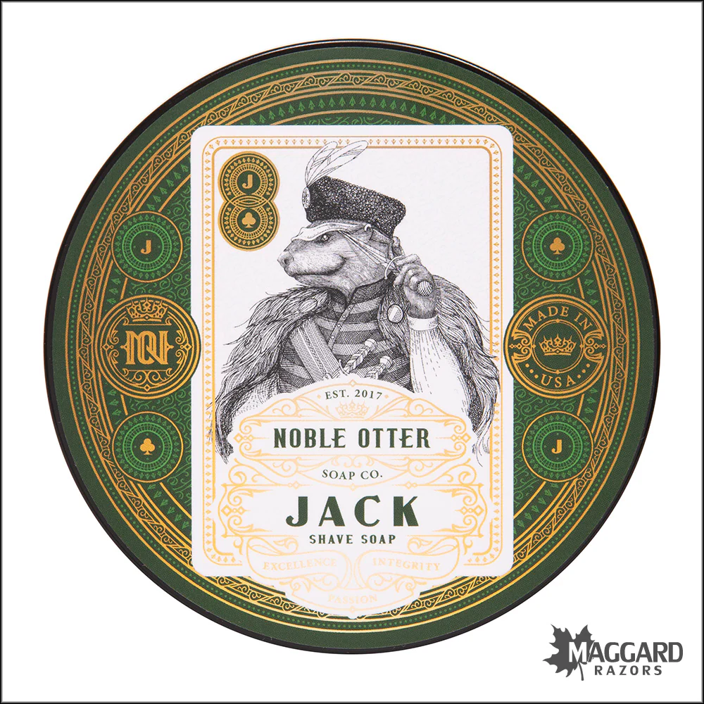 Noble Otter Soap Co. Jack Shaving Soap, 4oz - Seasonal Release
