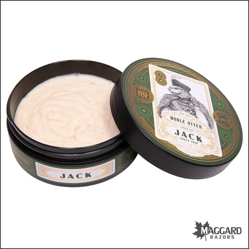 Noble Otter Soap Co. Jack Shaving Soap, 4oz - Seasonal Release - Image 2