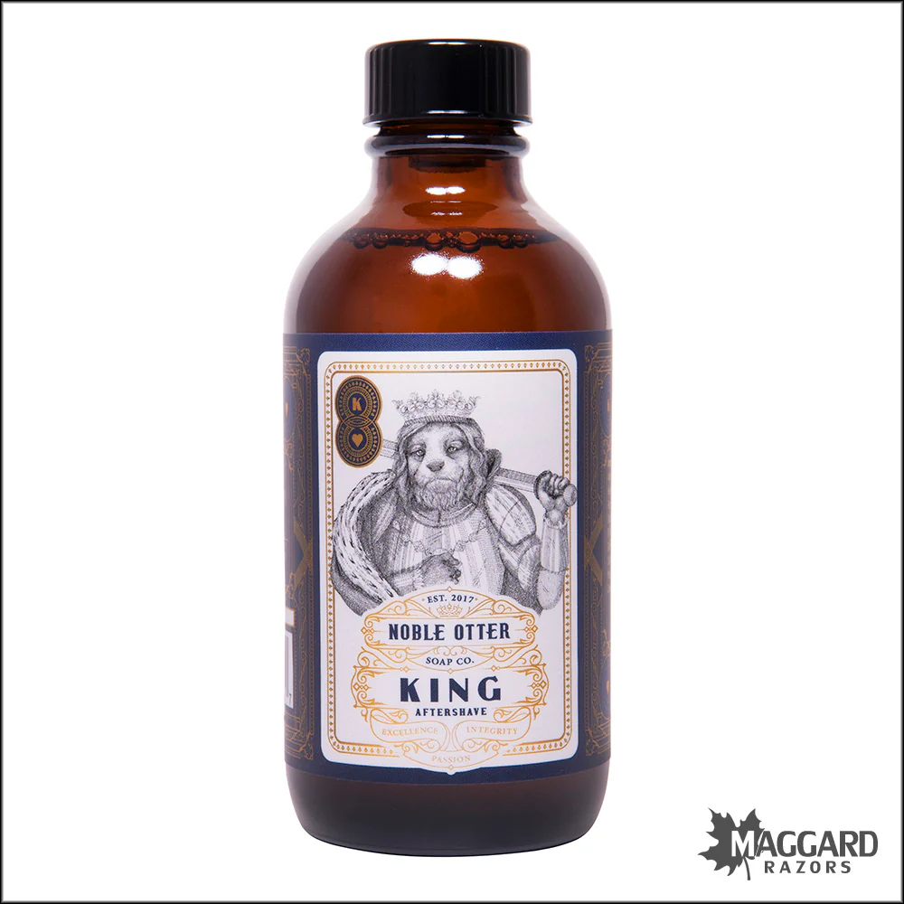 Noble Otter Soap Co. King Aftershave Splash, 4oz - Seasonal Release